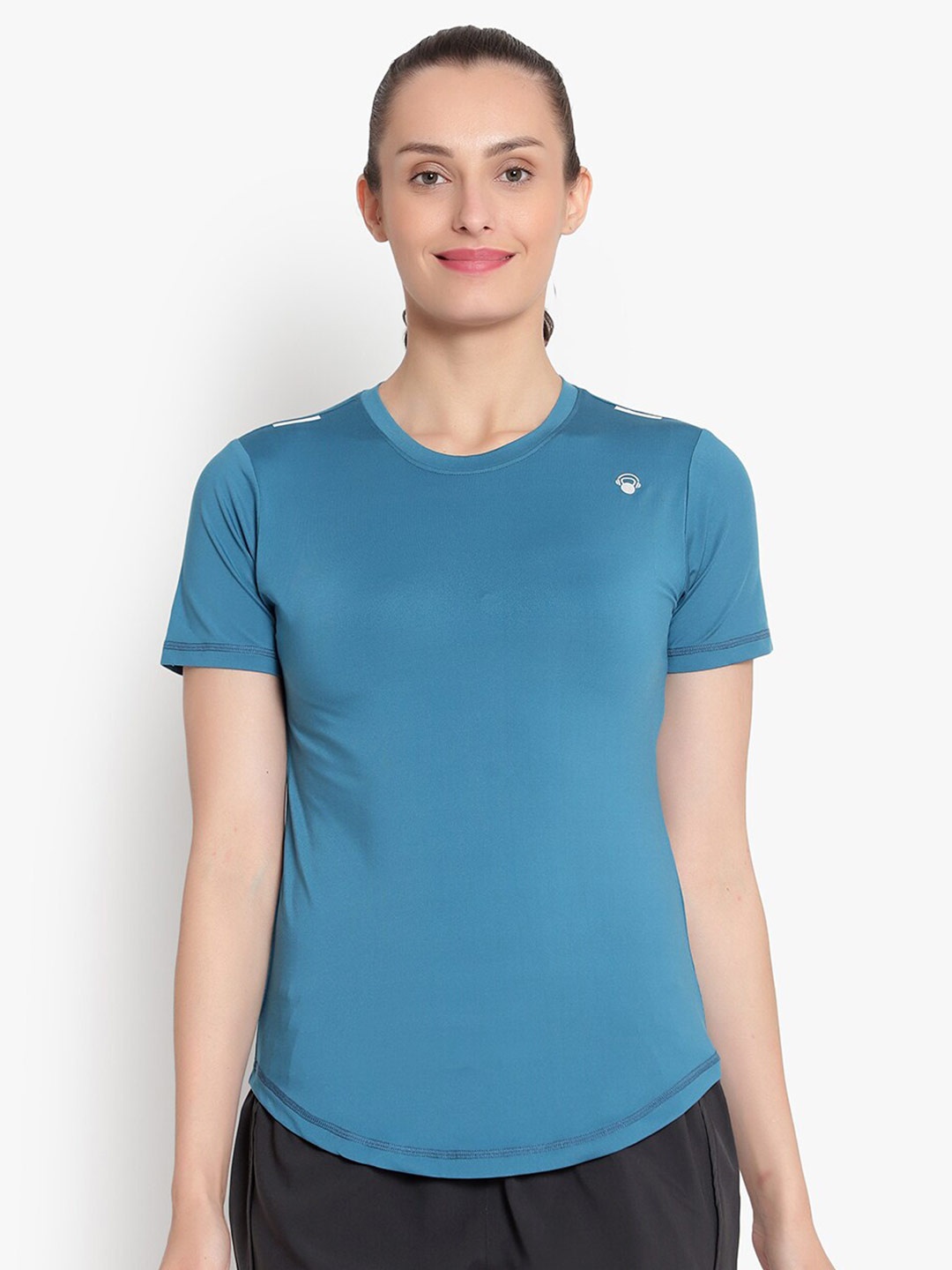 

Wearjukebox Women Blue Solid Top