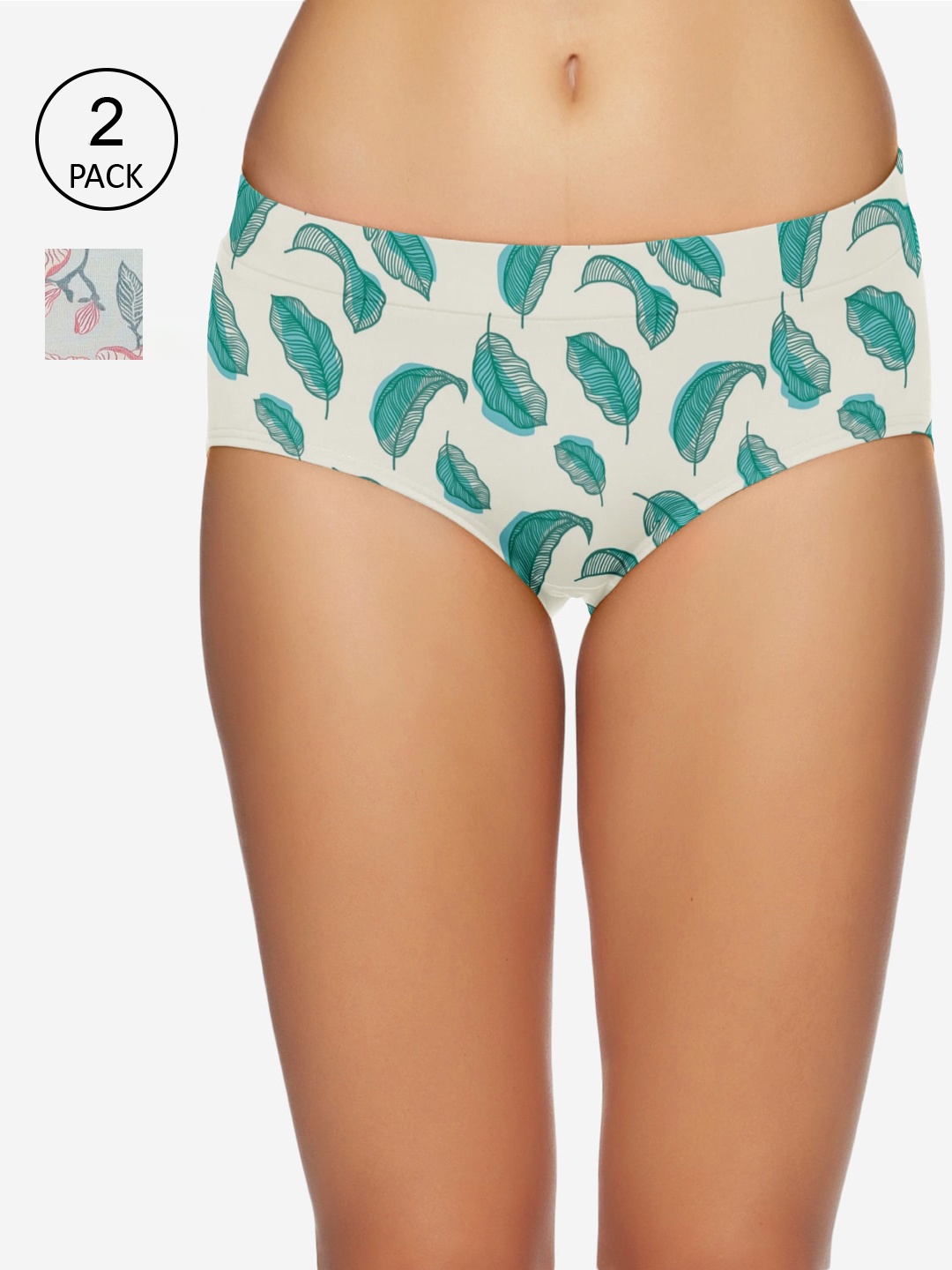 

Tailor & Circus Women Pack Of 2 Assorted Hipster Briefs