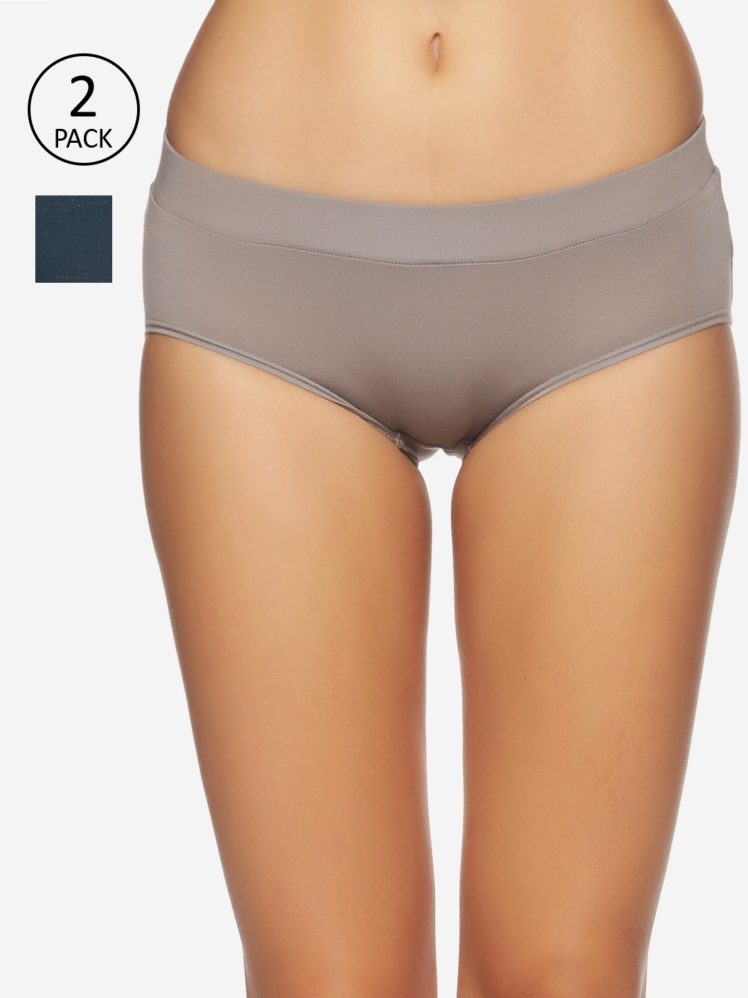 

Tailor & Circus Women Pack of 2 Printed Anti-Bacterial Basic Briefs IEHB_2PK_BC_GM, Multi