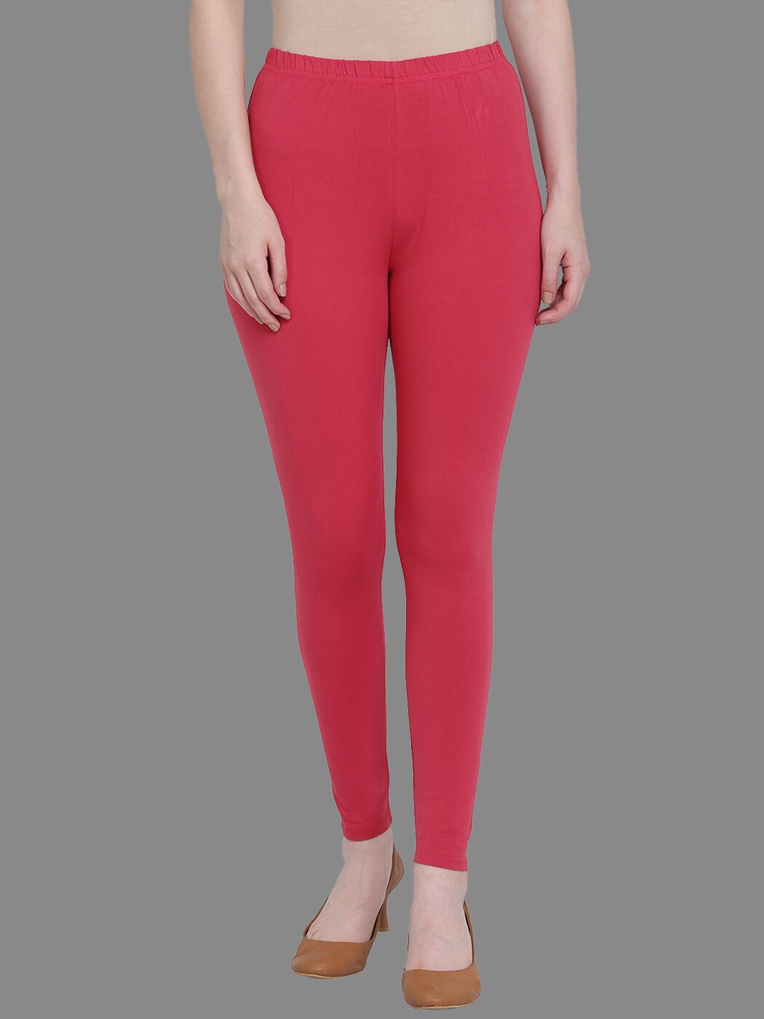 

SPIFFY Women Pink Solid Full Length Leggings