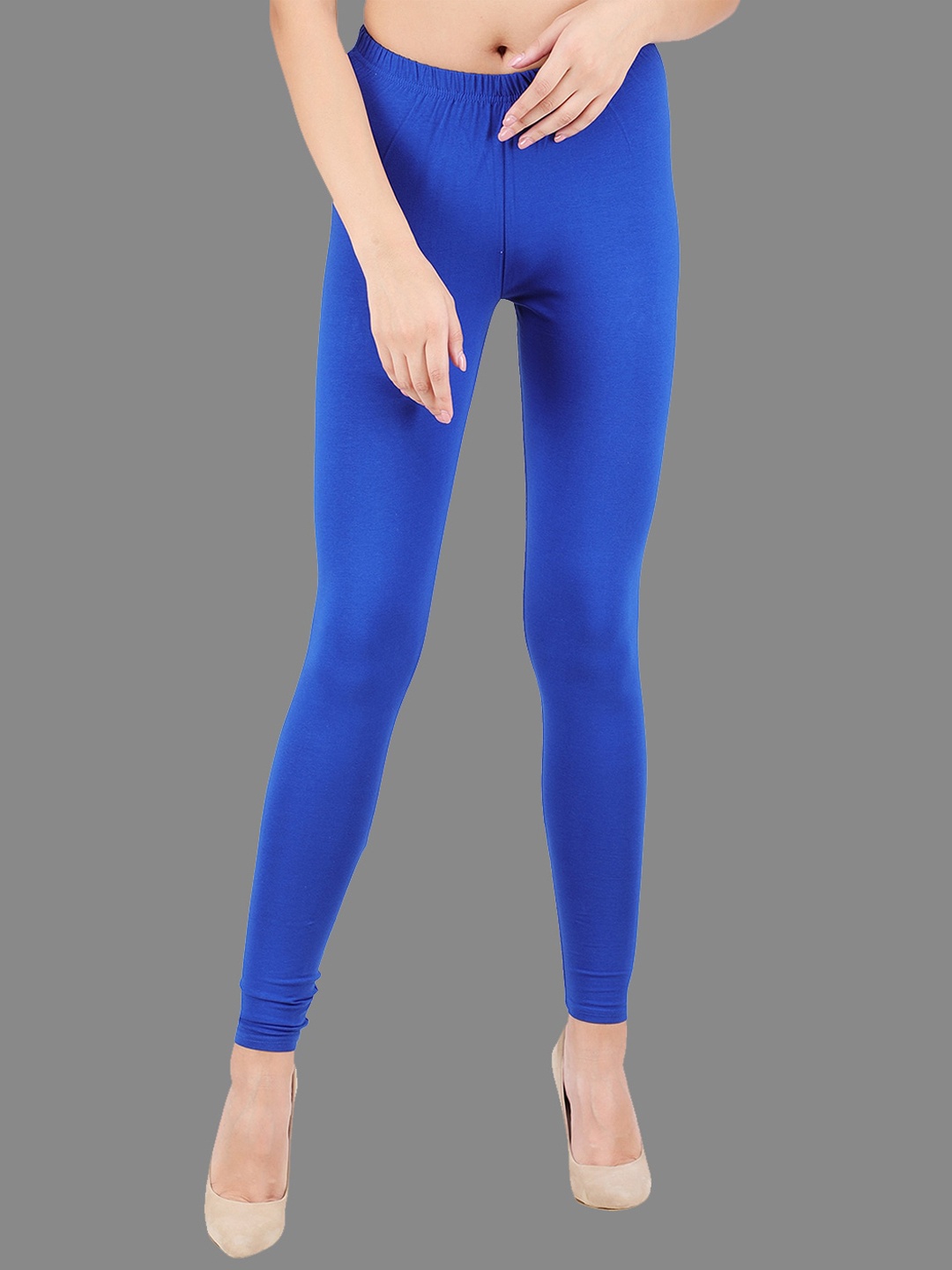 

SPIFFY Women Blue Solid Full Length Leggings