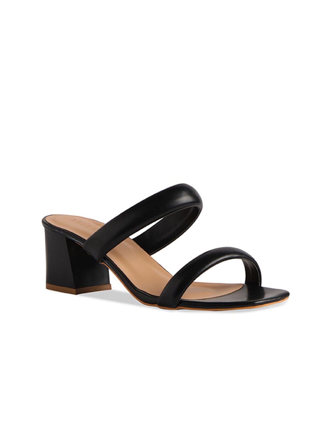 

ERIDANI Women Black Block Mules