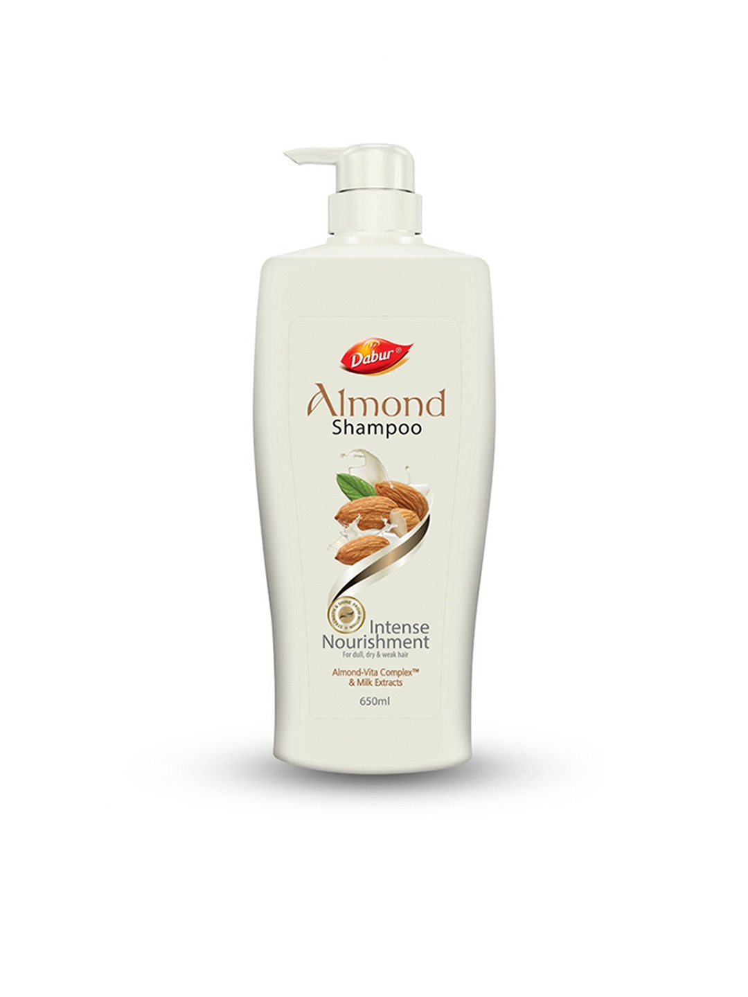 

Dabur Almond Intense Repair Shampoo for Nourished & Smooth Hair - 650ml, White