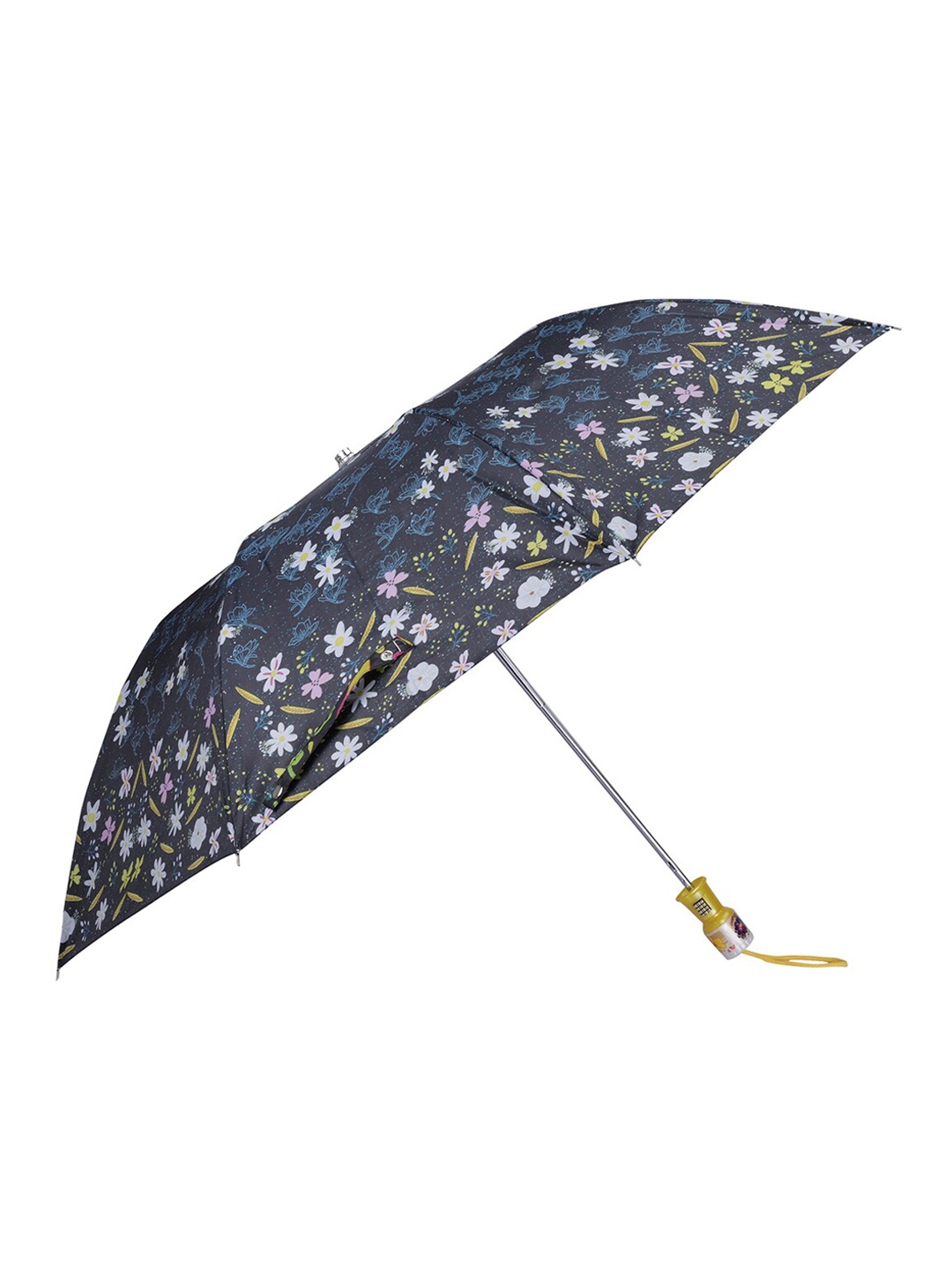 

THE CLOWNFISH Black Printed Double Coated Umbrellas