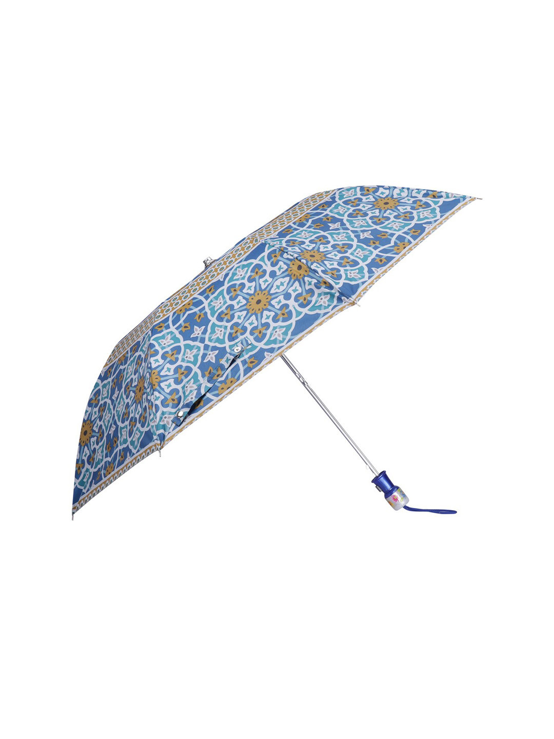 

THE CLOWNFISH Blue Printed Double Coated Umbrella