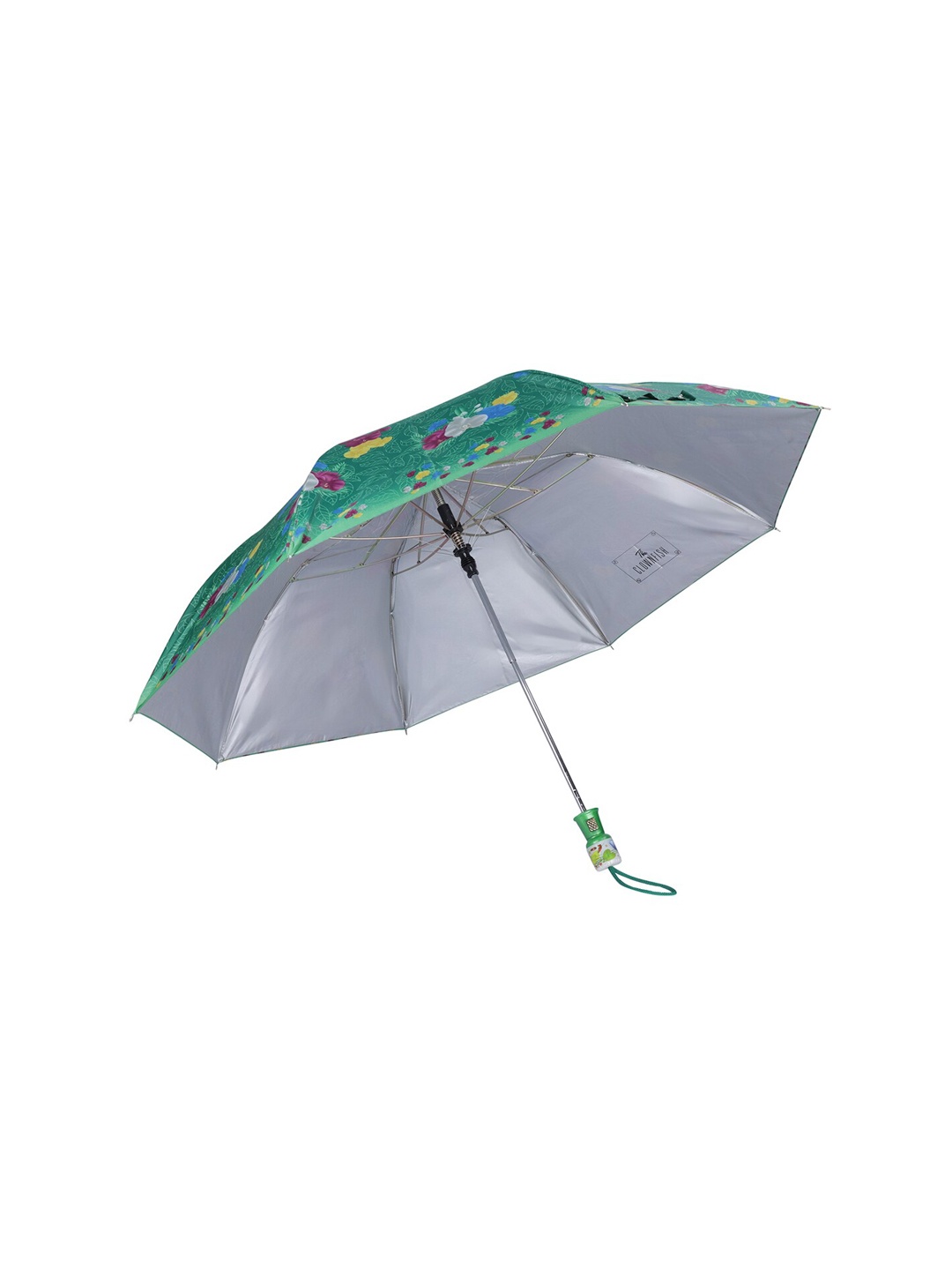 

THE CLOWNFISH Green & Red Printed Double-Coated Umbrellas