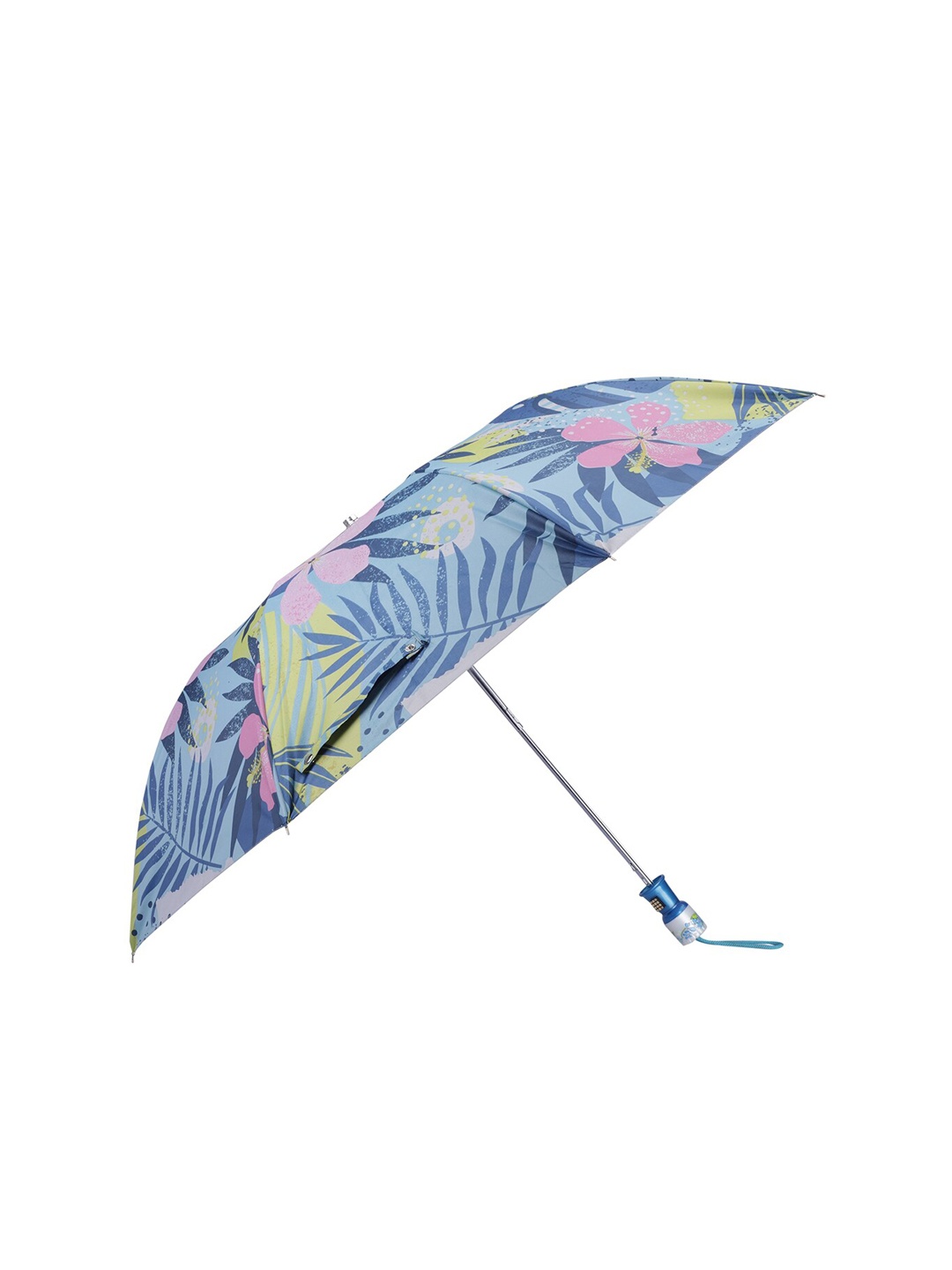 

THE CLOWNFISH Navy Blue Printed Double Coated Umbrella