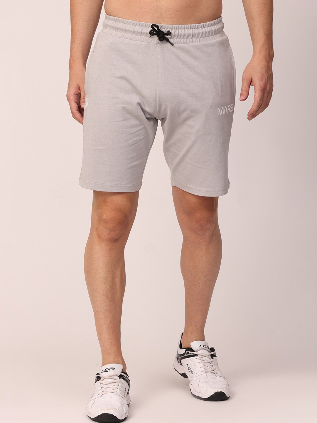 

POLONIUM Men Grey Shorts