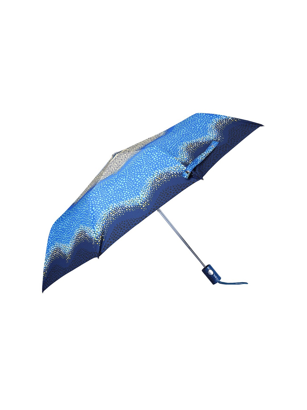 

THE CLOWNFISH Blue Self-Design Double-Coated Umbrellas