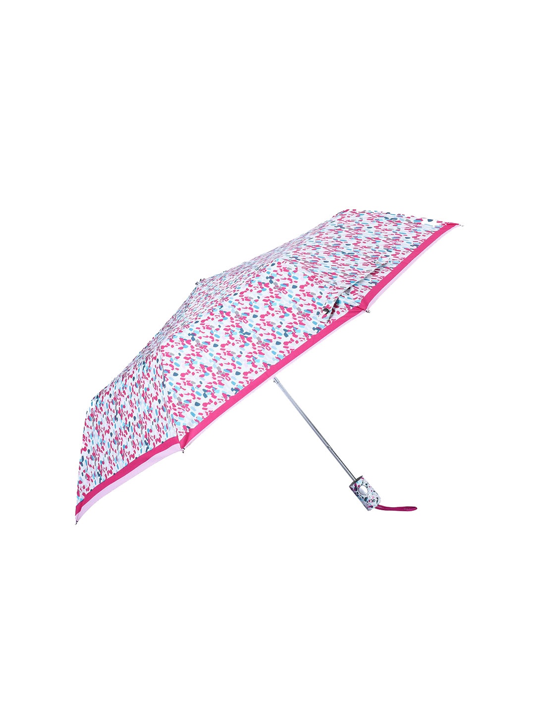 

THE CLOWNFISH Pink & White Printed Double-Coated Umbrellas