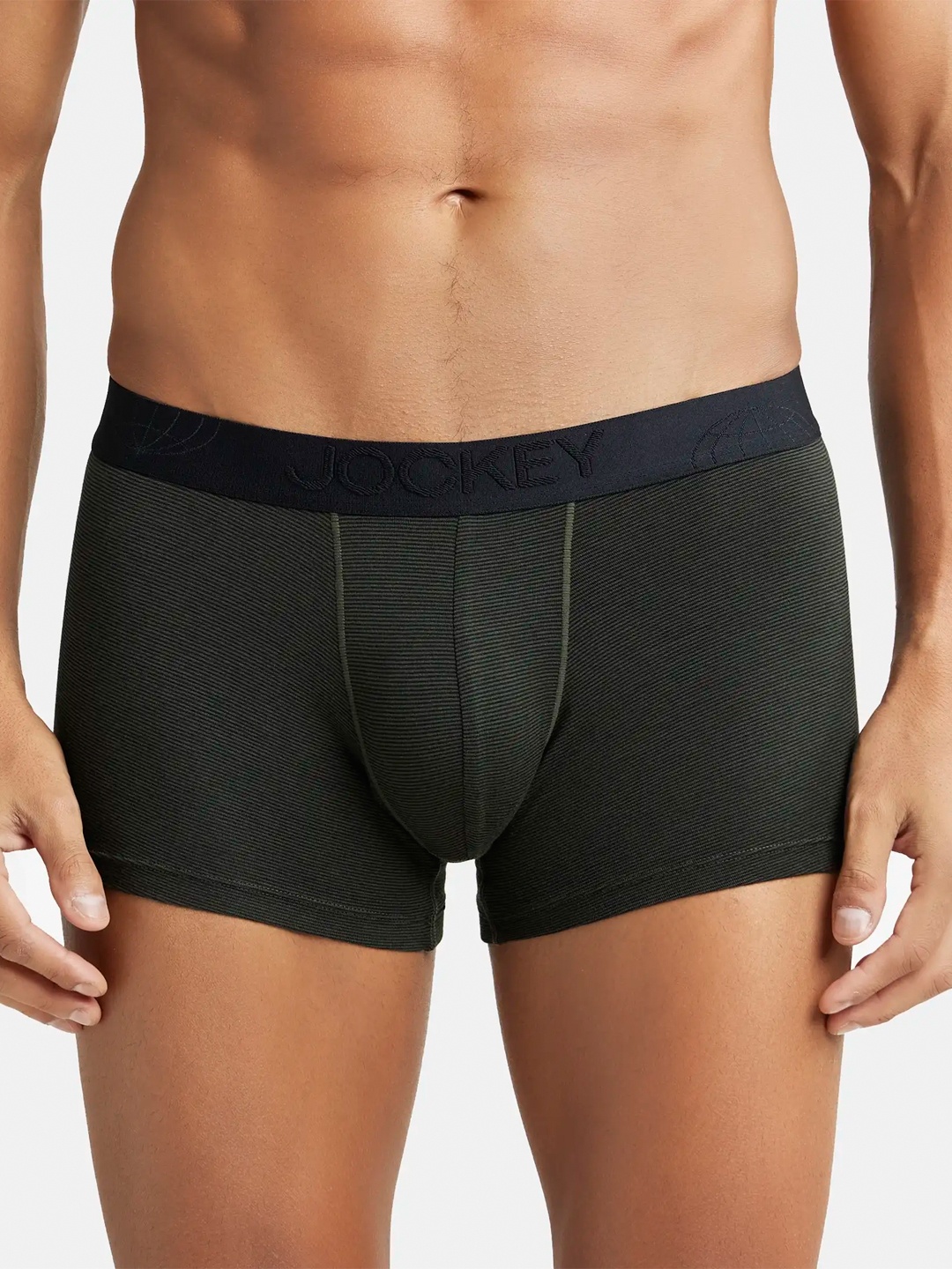 

Jockey Men Tencel Micro Modal Cotton Stretch Natural Stay Fresh Properties Trunk IC25-0105, Black