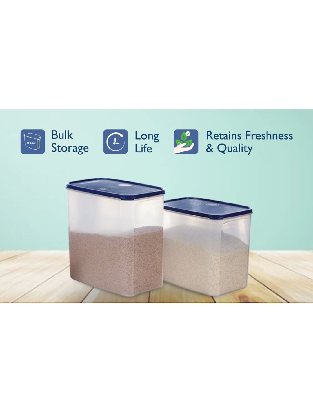 

SignoraWare Transparent Airtight 24L Cereal Container Kitchen Storage