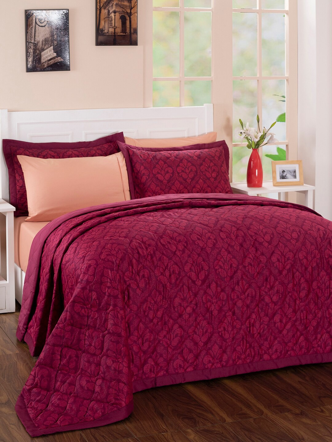 

MASPAR Unisex Red Blankets Quilts and Dohars