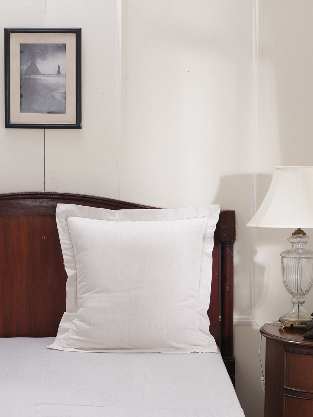 

MASPAR Set of 2 White Solid 110 GSM Cotton Pillow Covers