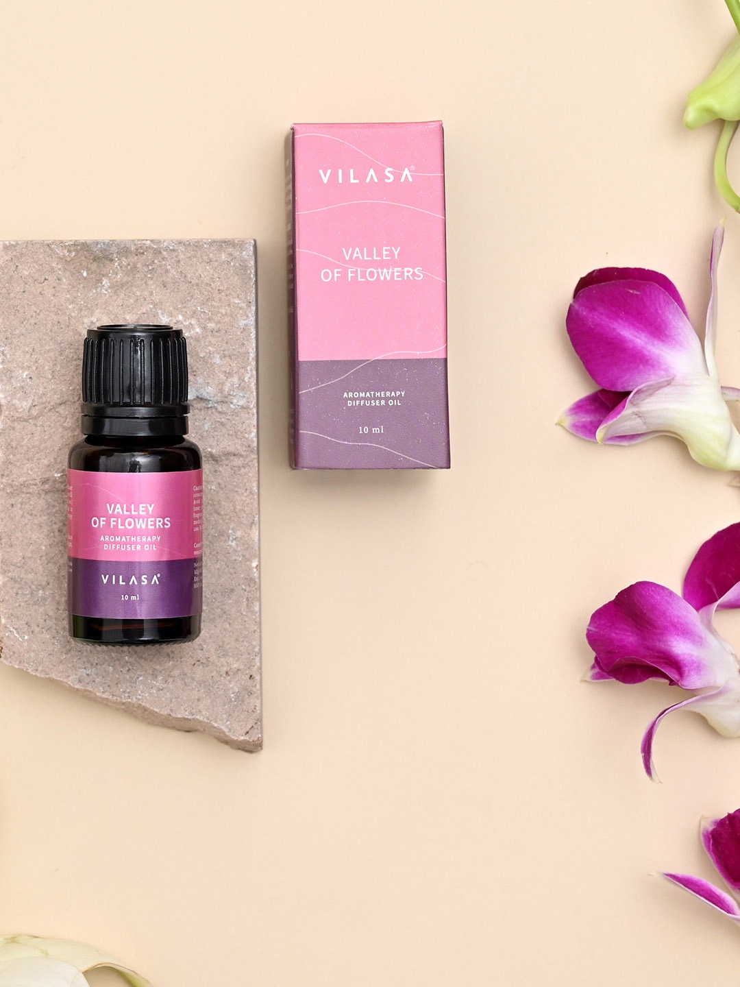 

VILASA Valley Of Flowers Aromatherapy Diffuser Oil - 10 ml, Transparent
