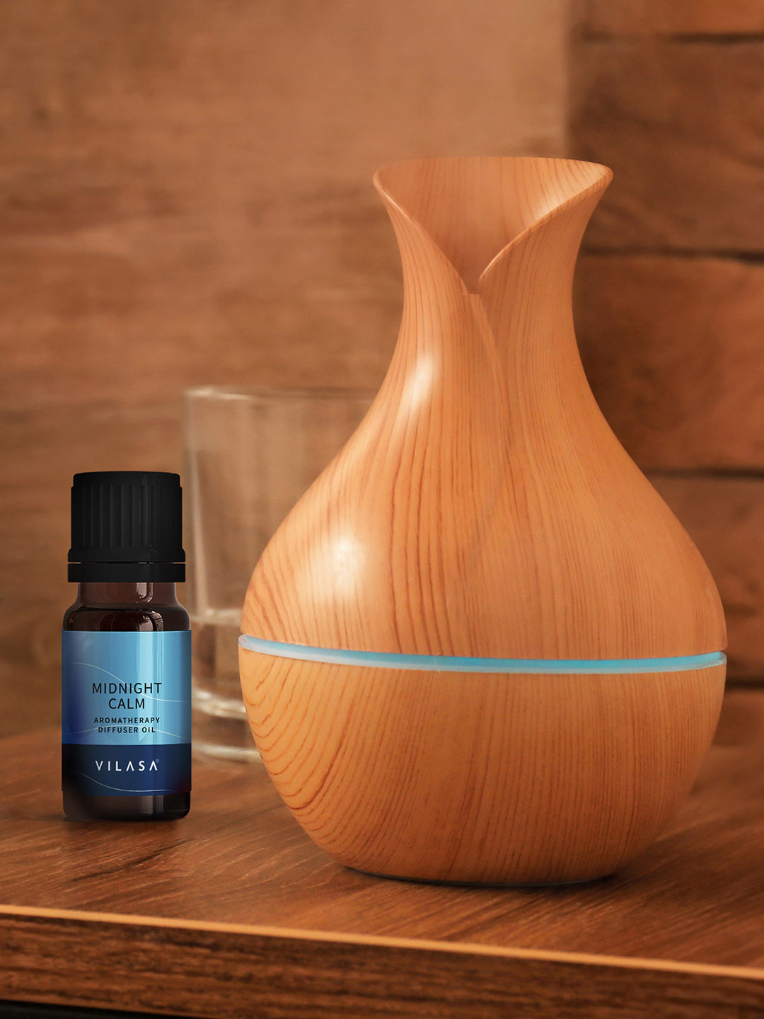 

VILASA Midnight Calm Aromatherapy Diffuser Oil - 10 ml, Blue