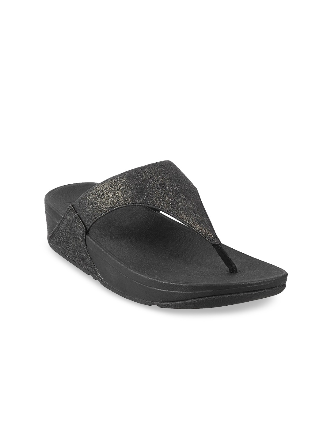 

fitflop Black PU Comfort Sandals