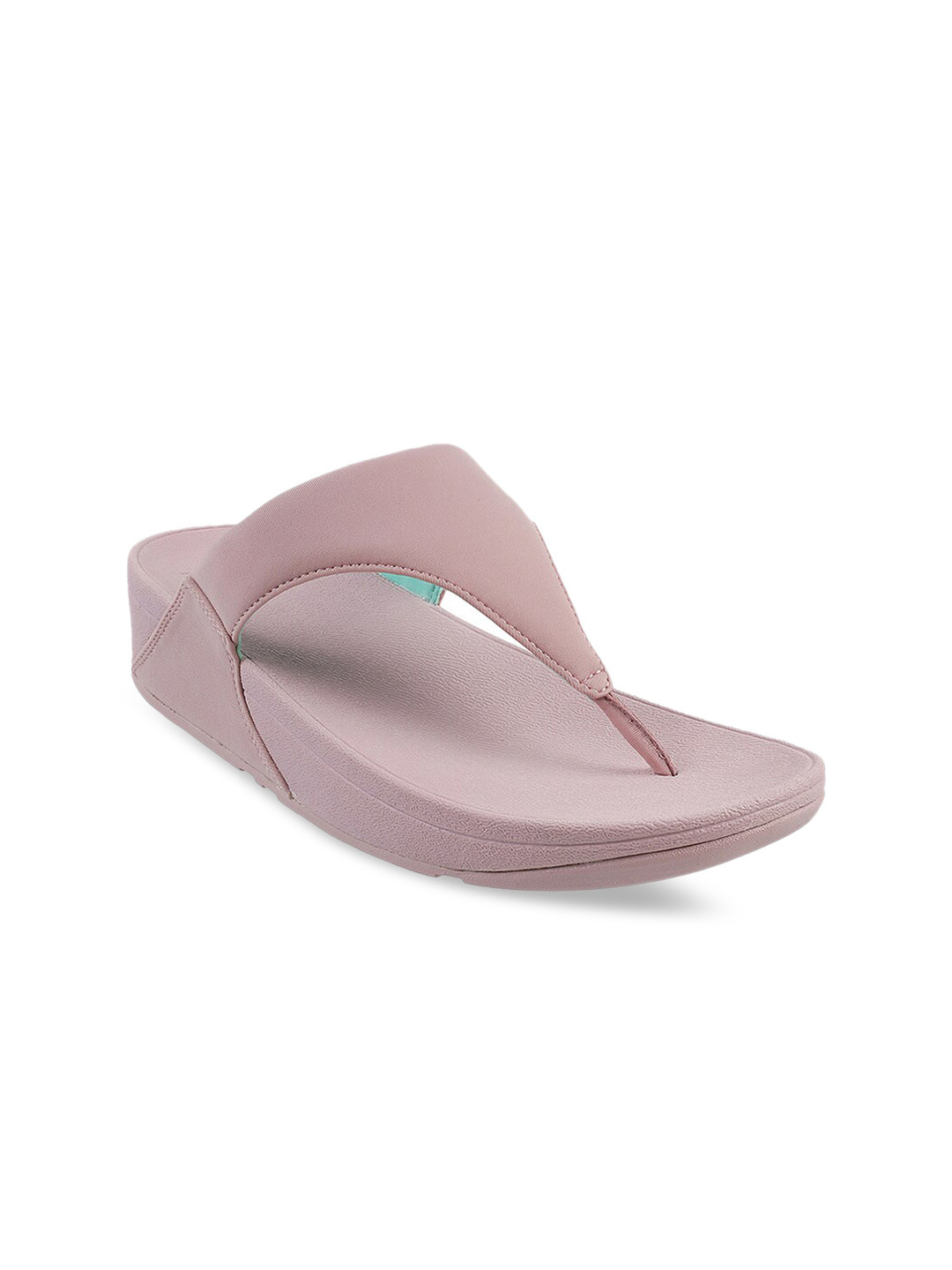 

fitflop Purple Leather Flatform Sandals