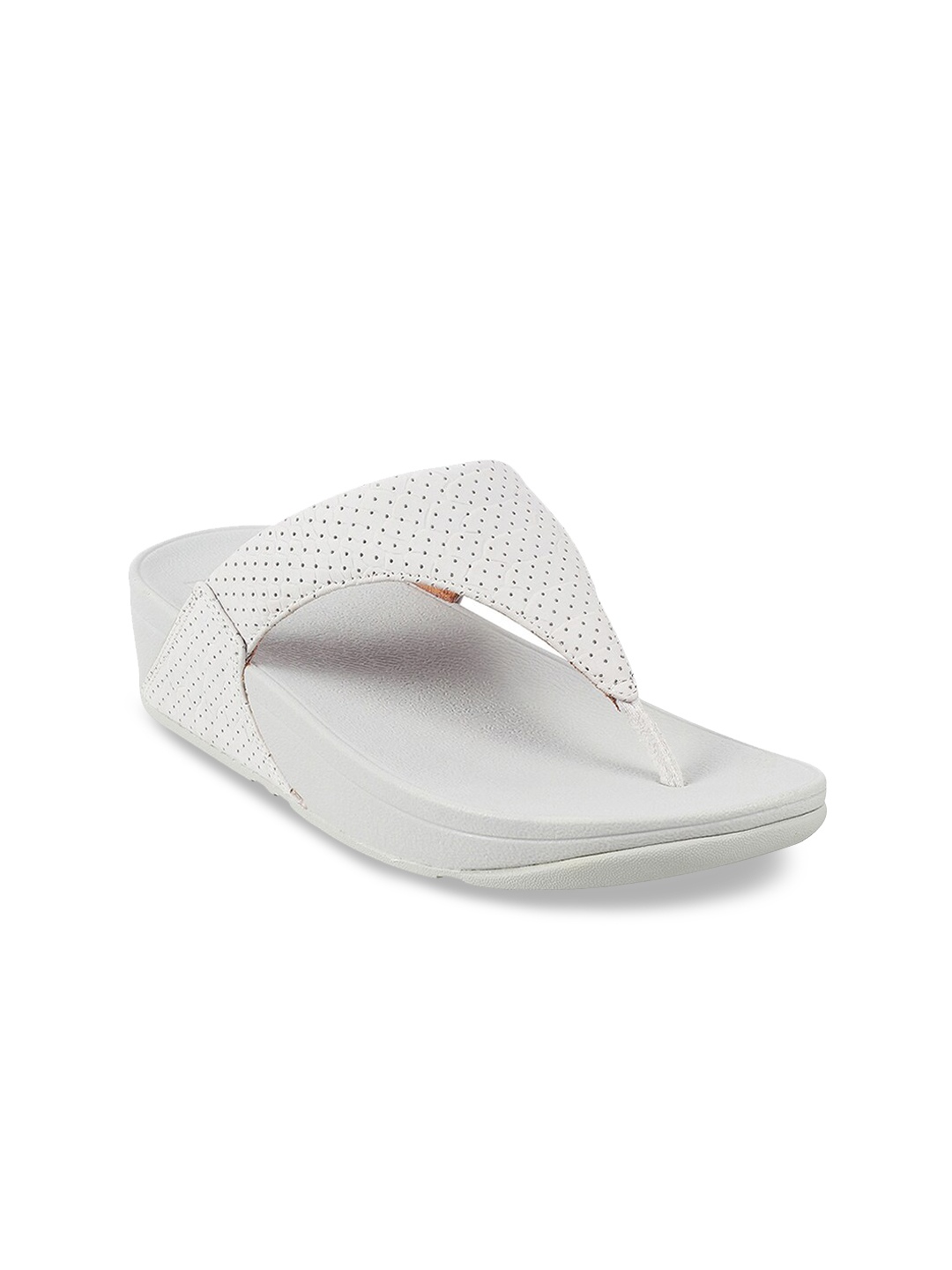 

fitflop Grey Embellished Leather Flatform