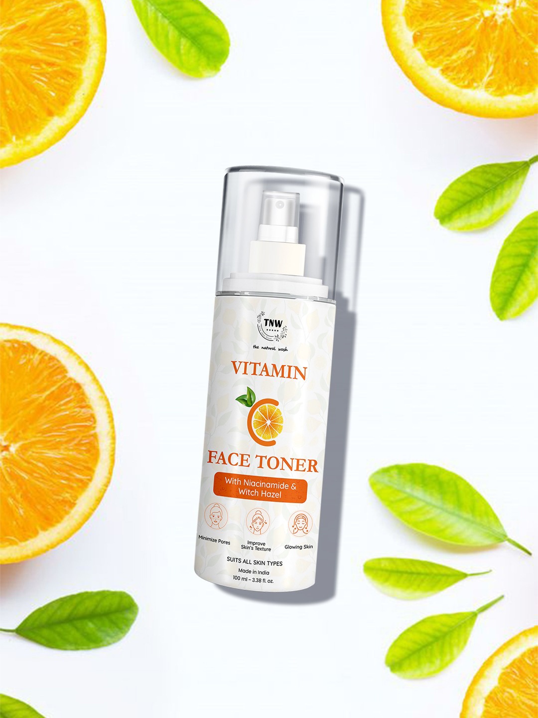 

TNW the natural wash Vitamin C Face Toner with Niacinamide & Witch Hazel - 100 ml, White