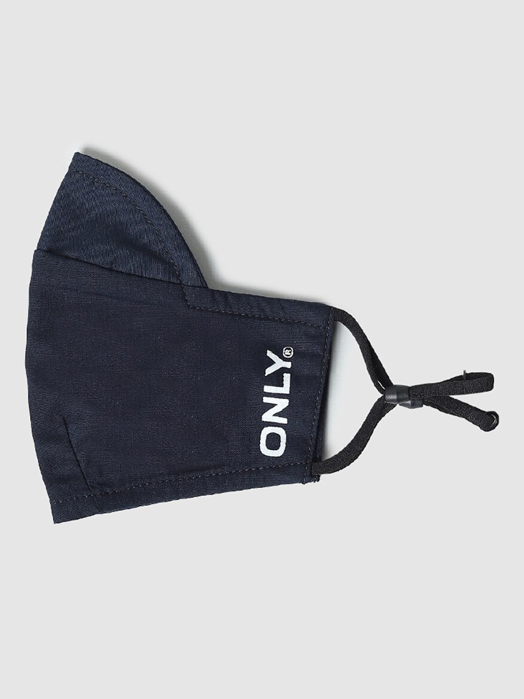 

ONLY Women Pack Of 2 Navy Blue Brand-Logo Printed Cotton Outdoor Masks
