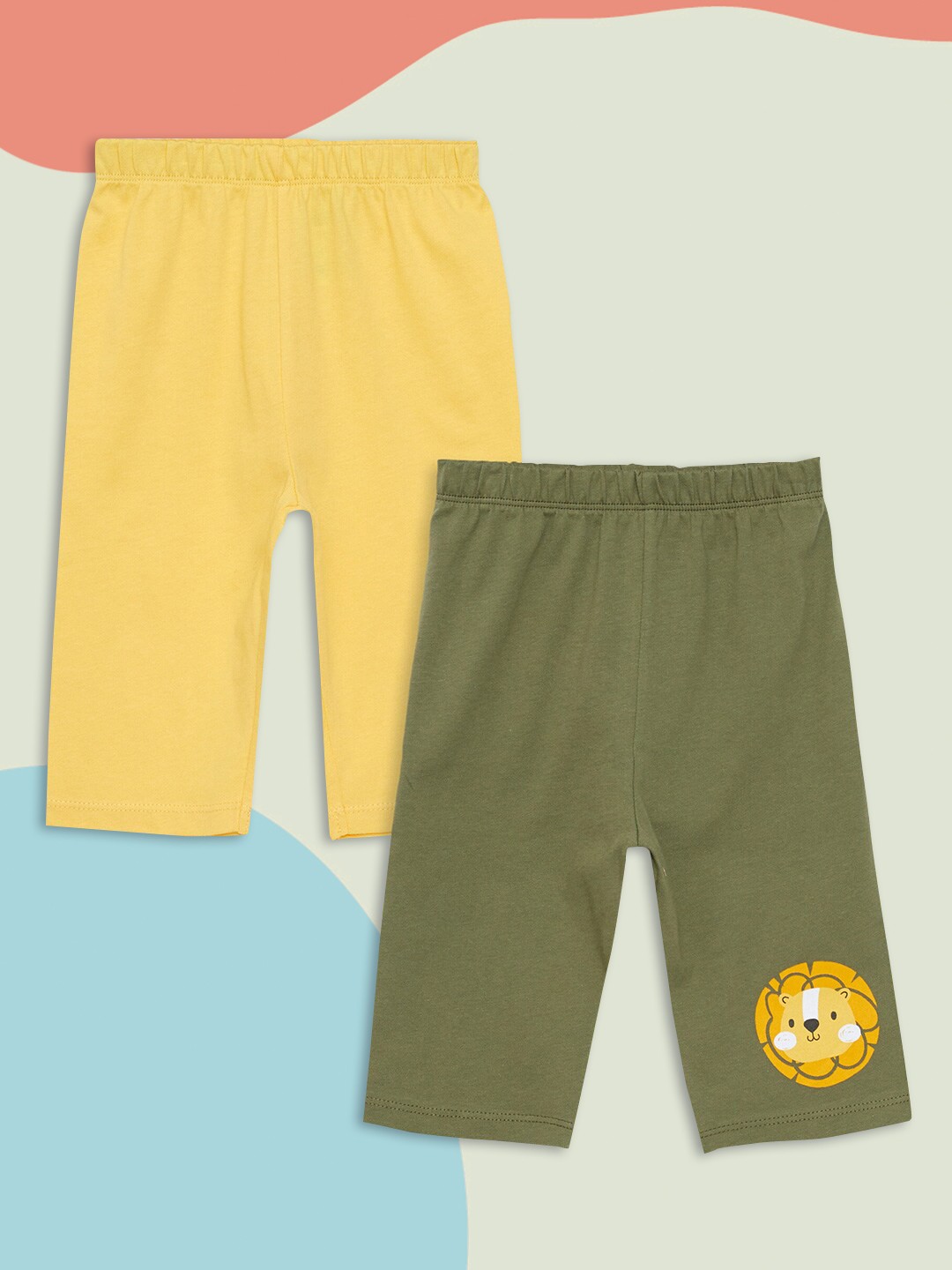 

LC Waikiki Boys Pack Of Two Solid Lounge Pants, Green
