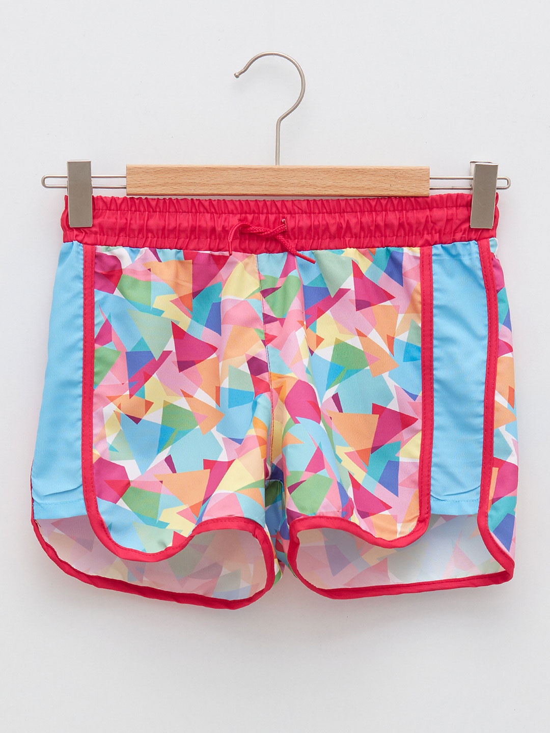 

LC Waikiki Girls Multi-Coloured Geometric Print Swim Shorts