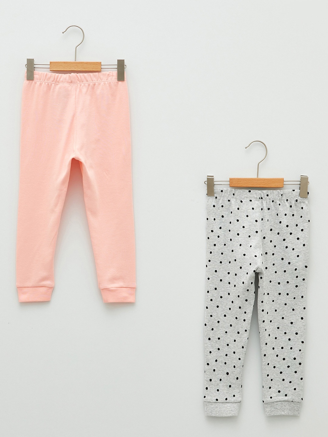 

LC Waikiki Girls Pack Of 2 Pure Cotton Joggers, Pink