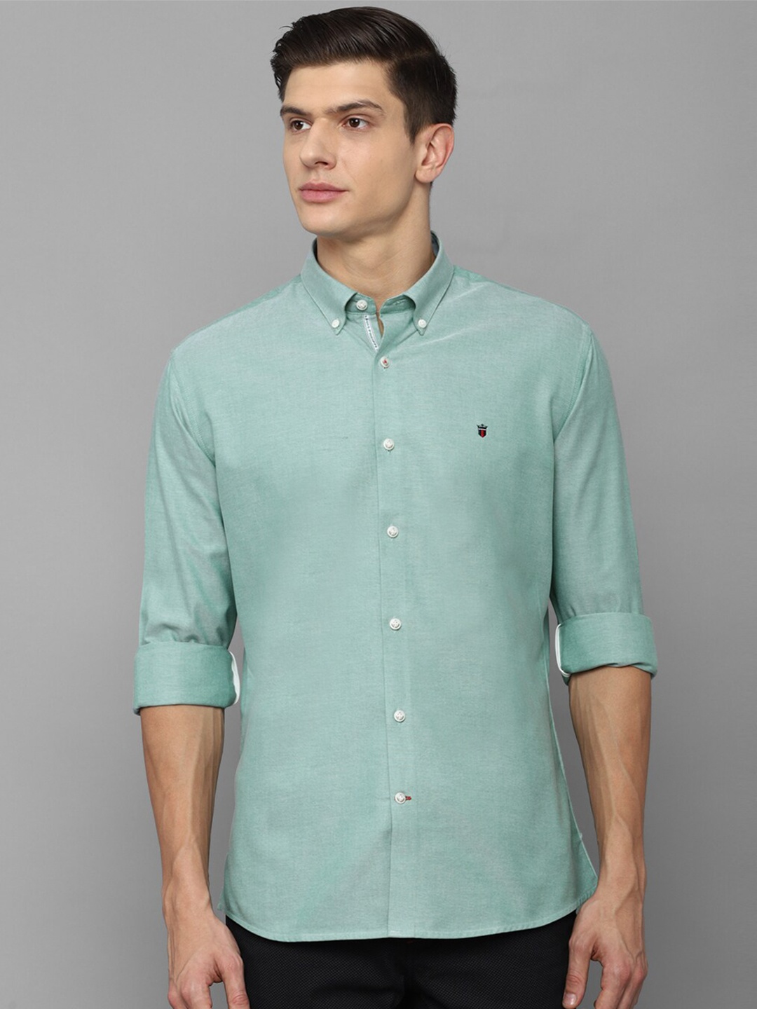 

Louis Philippe Sport Men Green Slim Fit Casual Shirt