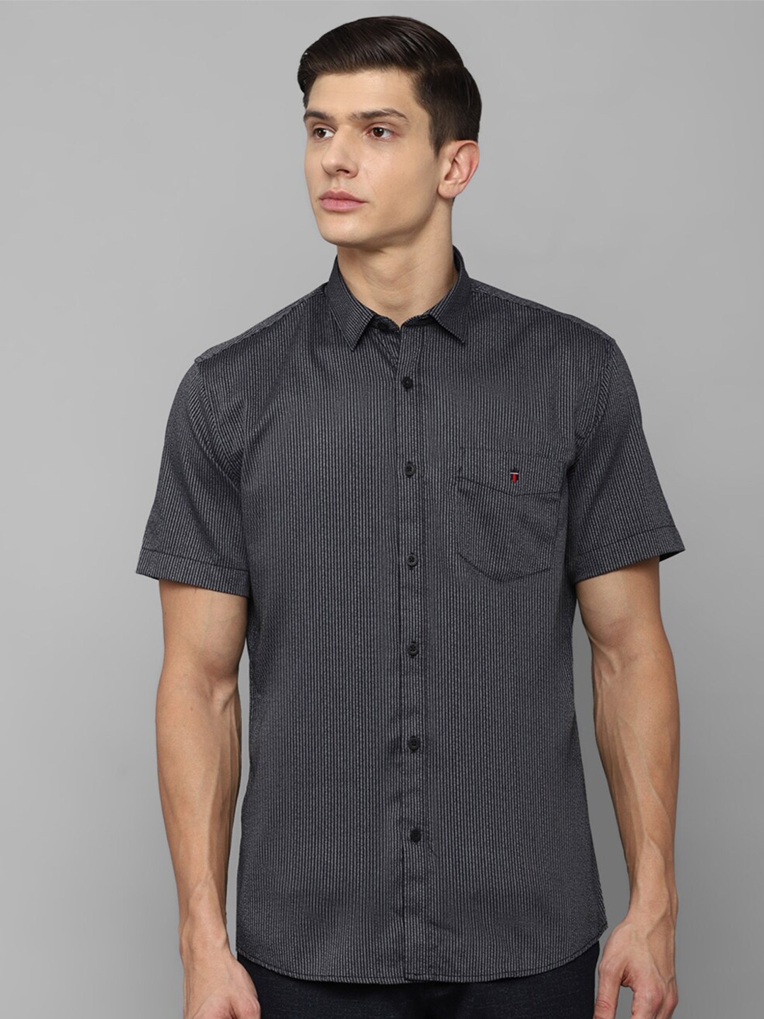 

Louis Philippe Sport Men Grey Slim Fit Printed Casual Shirt
