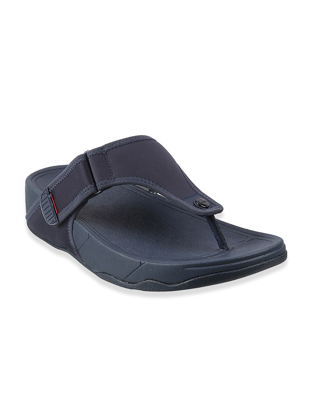 

fitflop Men Blue Leather Comfort Sandals