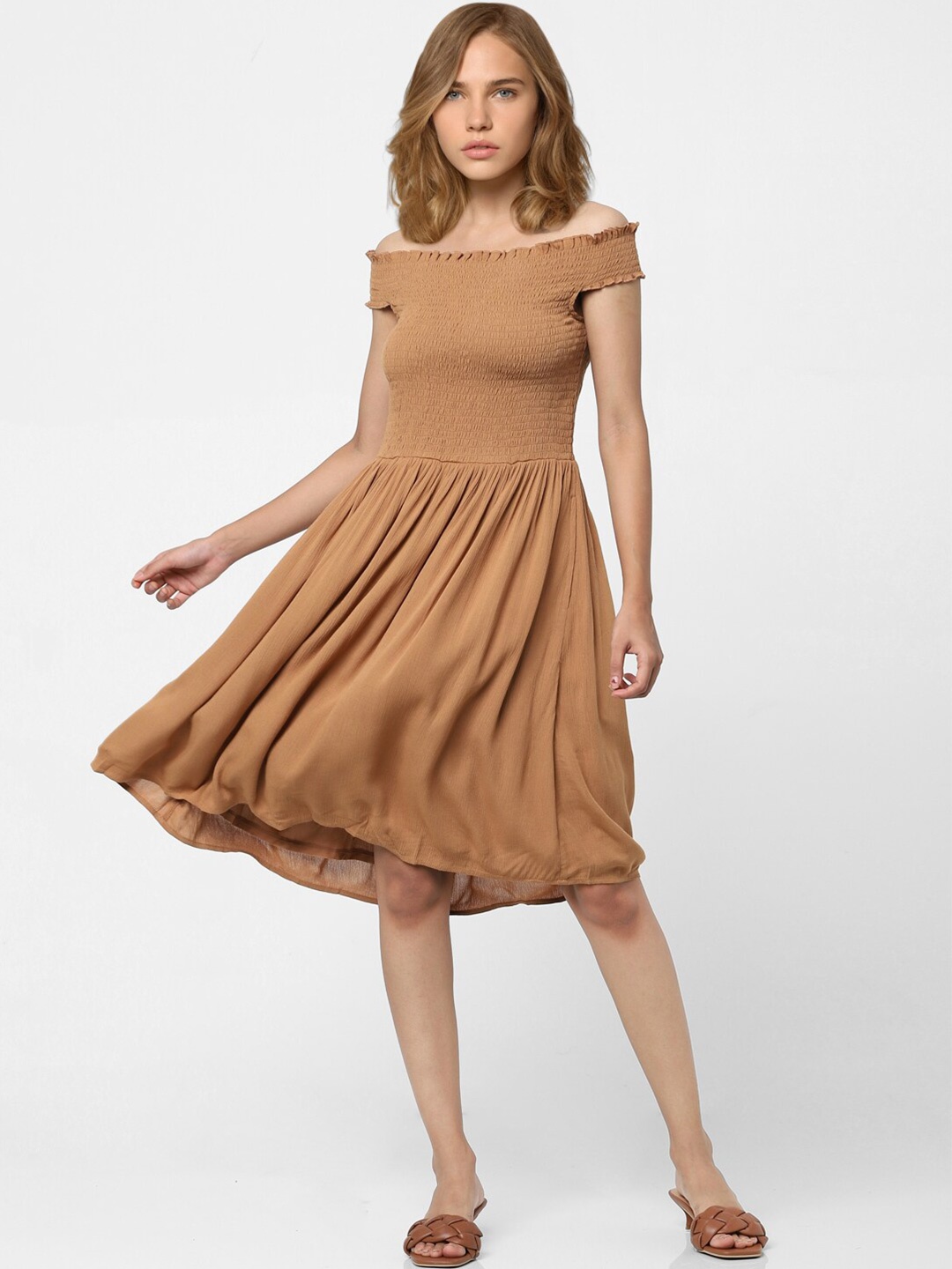 

ONLY Brown Dress