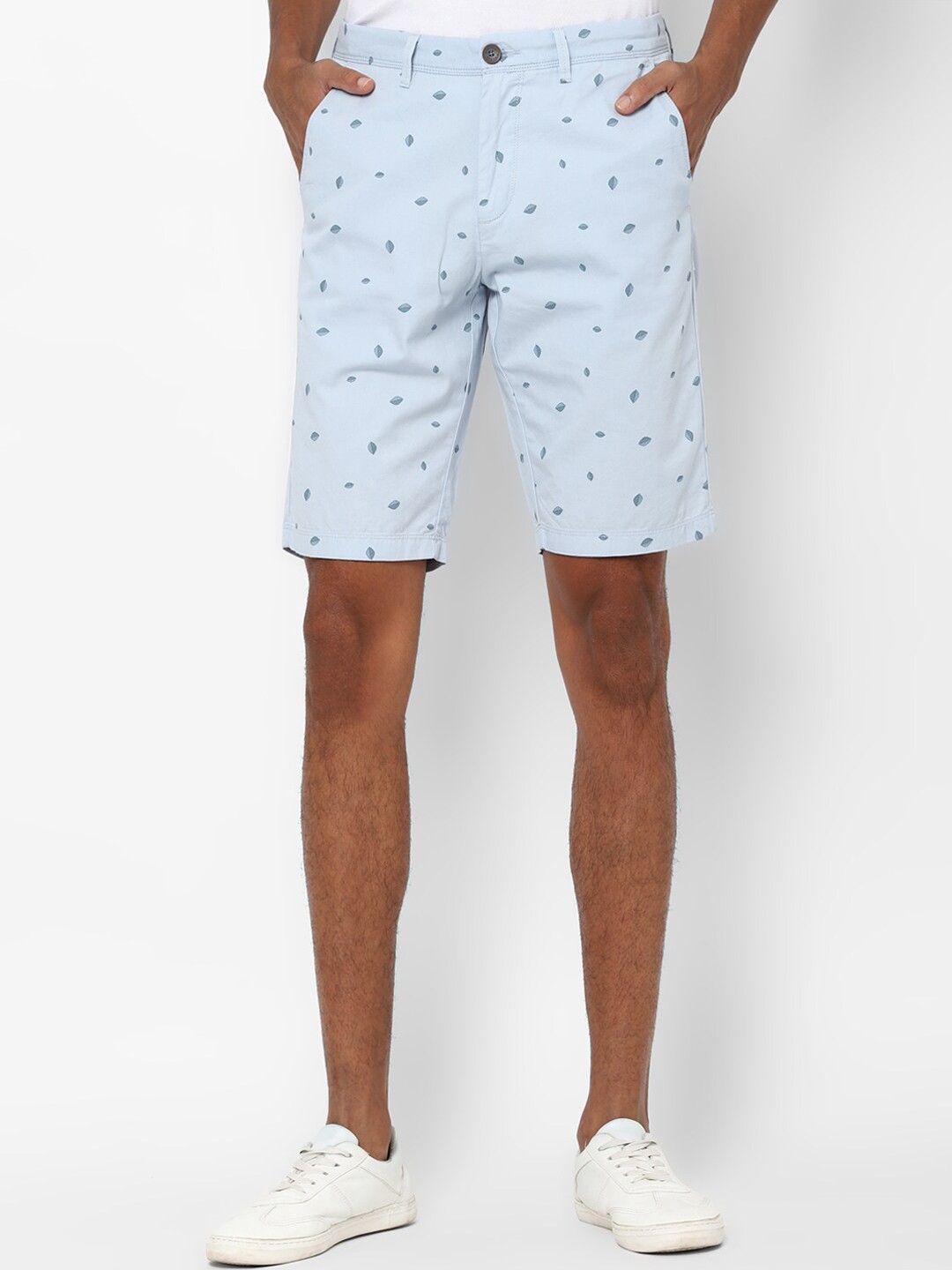 

Allen Solly Men Blue Printed Shorts