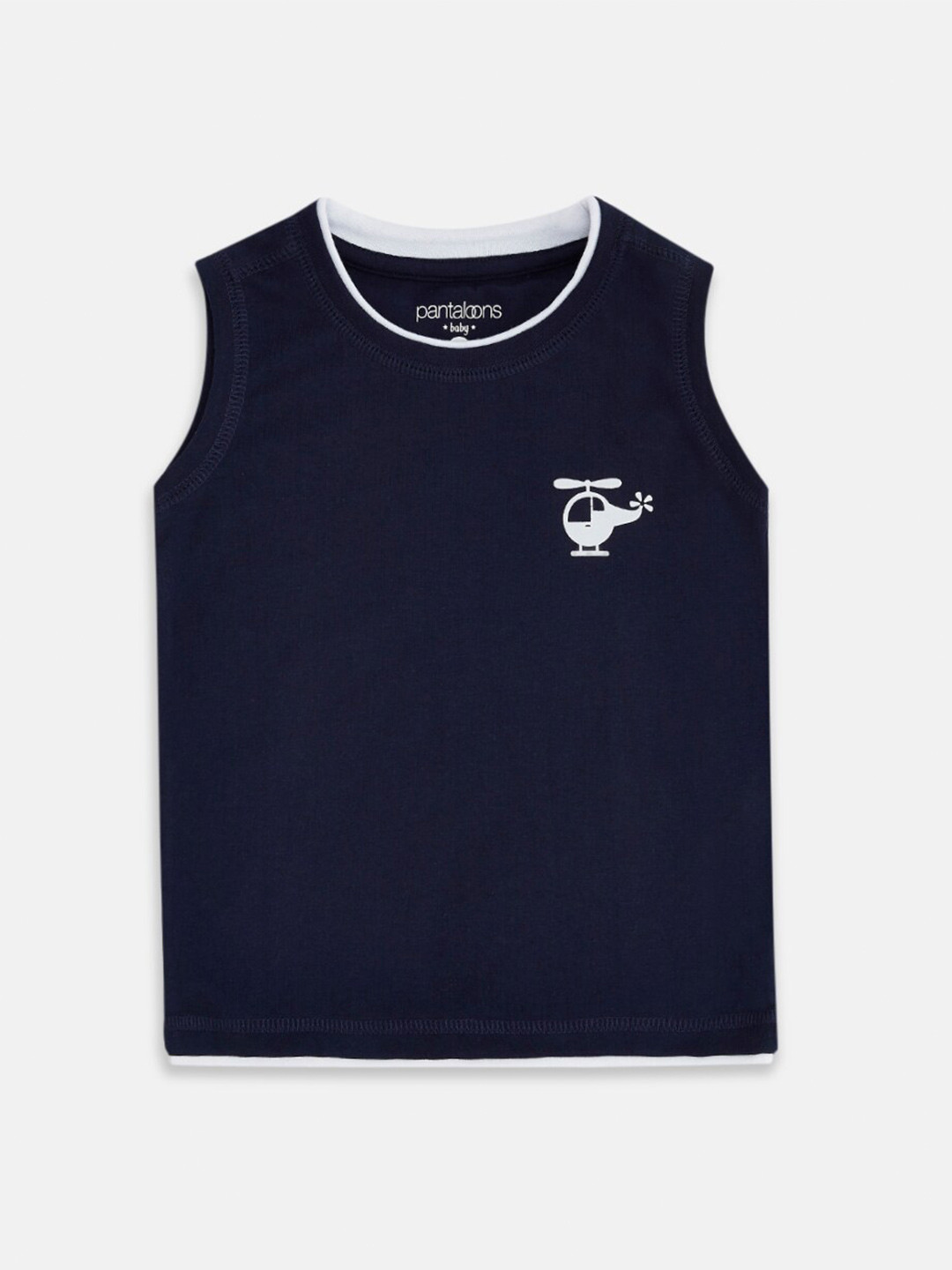 

Pantaloons Baby Boys Navy Blue T-shirt