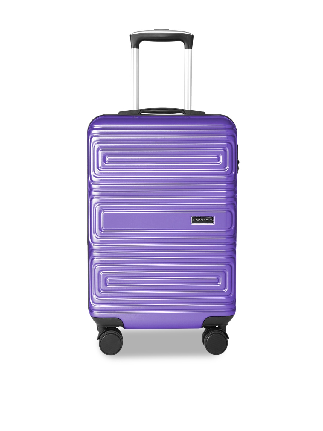 

Nasher Miles Lavender Purple Textured Hard-Sided Cabin Trolley Bags