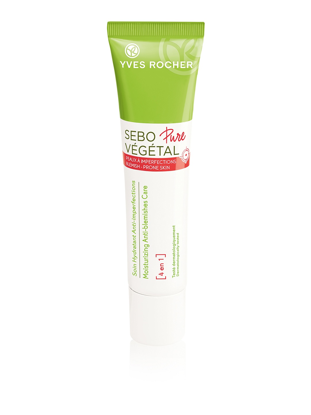 

YVES ROCHER Sebo Pure Vegetal Moisturizing Anti Blemish Care 40 ml, Beige