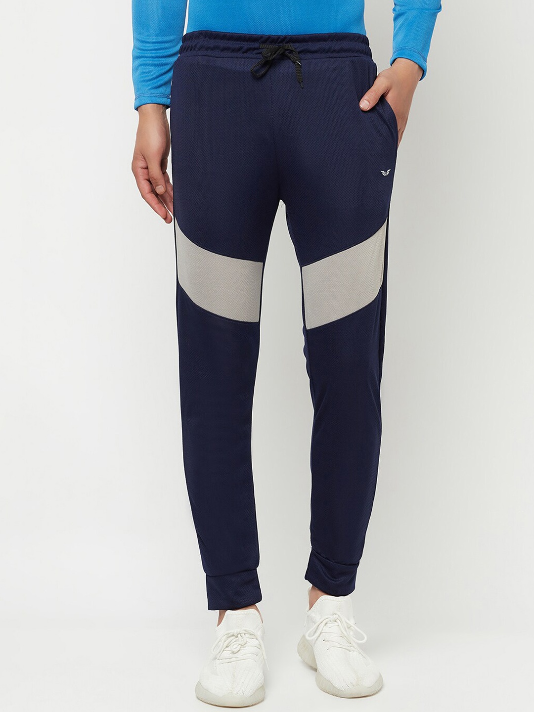 

ELEGANCE Men Blue Solid Joggers