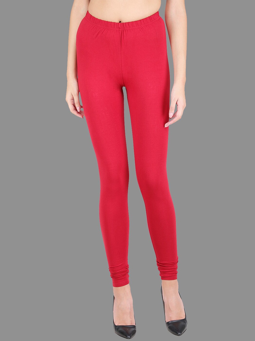 

SPIFFY Women Maroon Solid Ankle Length Leggings