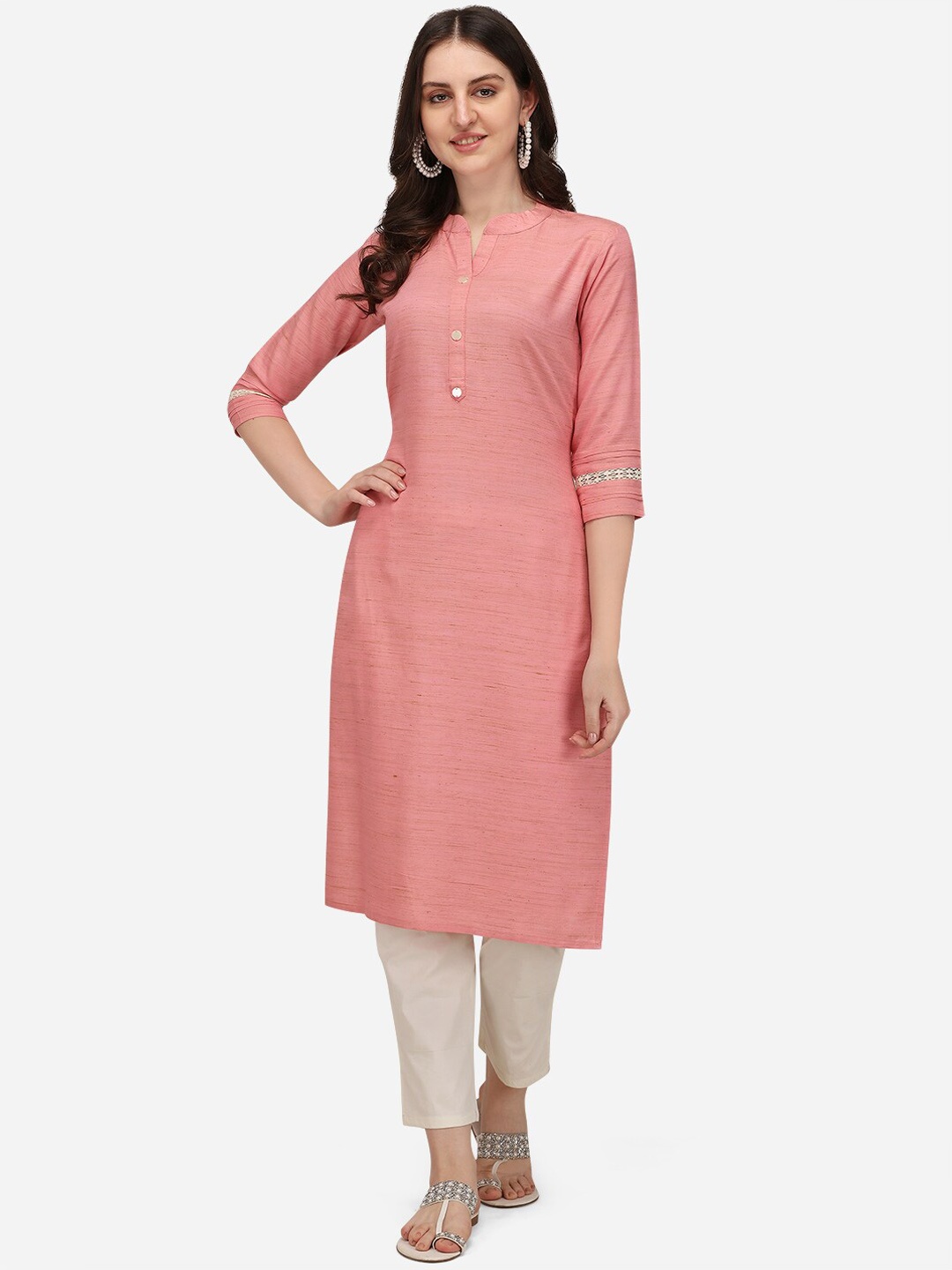 

Pure 9 Women Pink Kurta