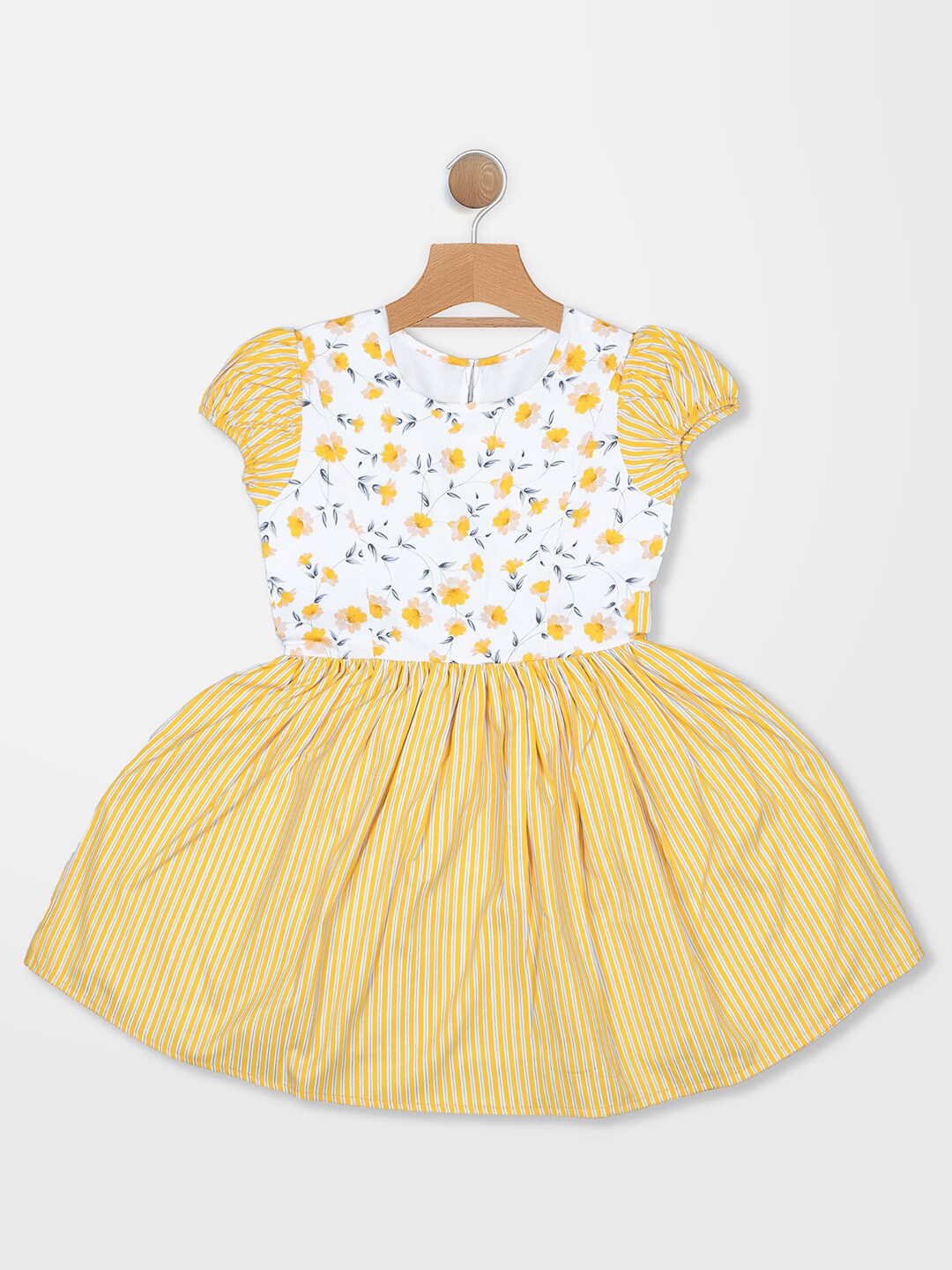 

MYY Yellow Crepe Dress