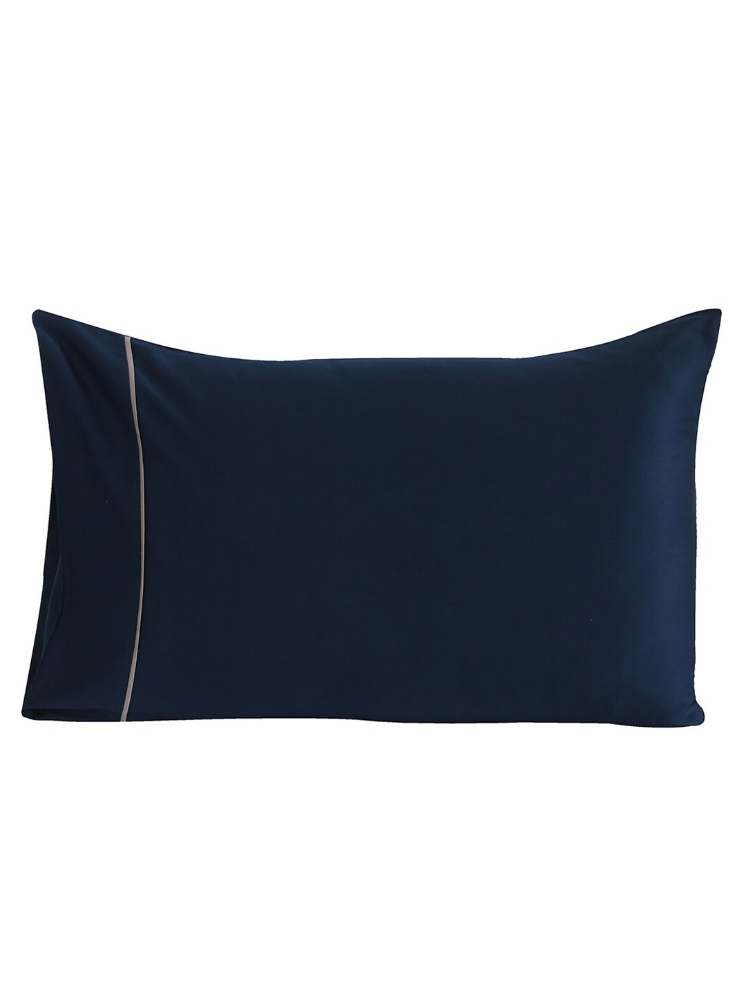 

MASPAR Set of 2 Navy Blue 300 TC Pure Cotton Pillow Covers