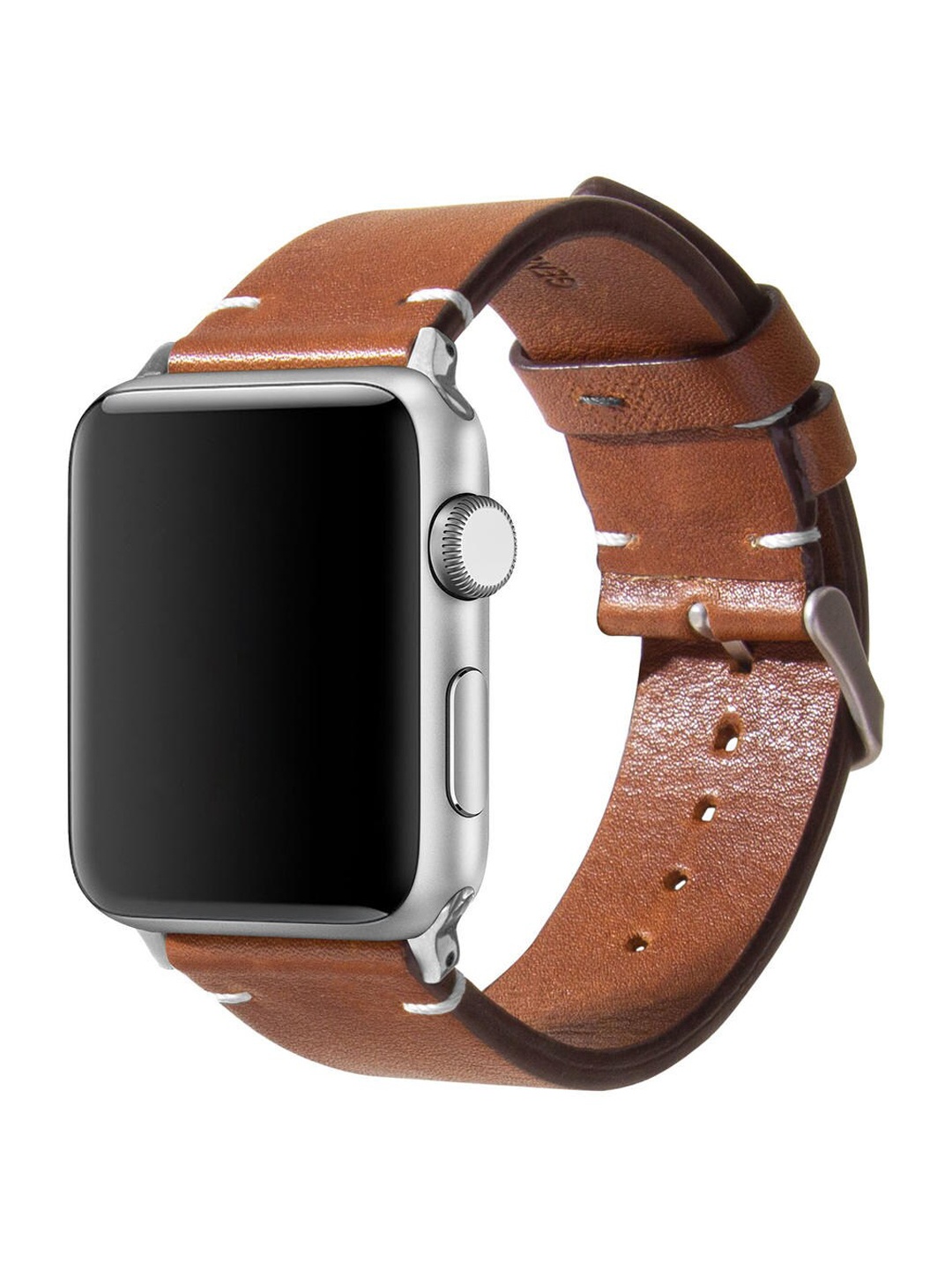 

DailyObjects Tan Brown Solid Leather Watch Strap
