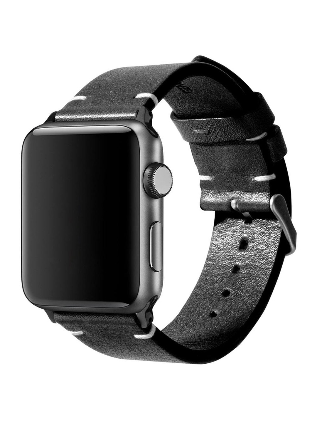 

DailyObjects Black Solid Leather Watch Straps