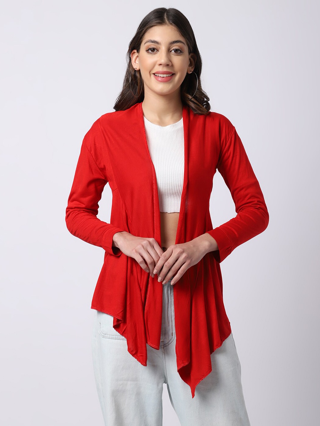 

UnaOne Women Red Shrug