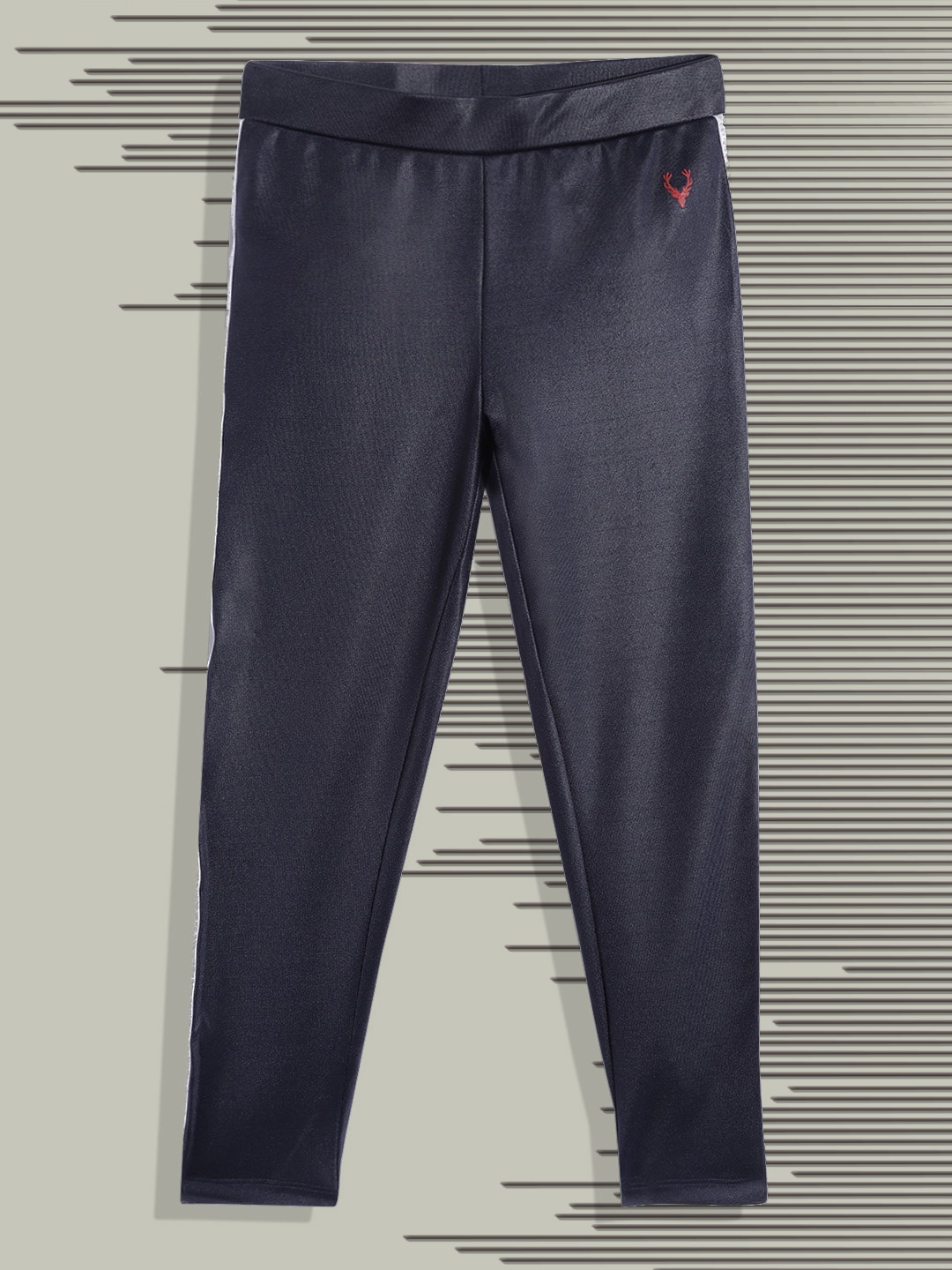 

Allen Solly Junior Girls Navy Blue Solid Ankle-Length Leggings