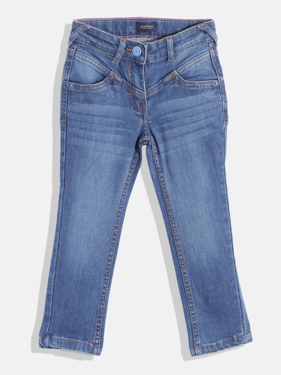 

Allen Solly Junior Girls Blue Light Fade Jeans