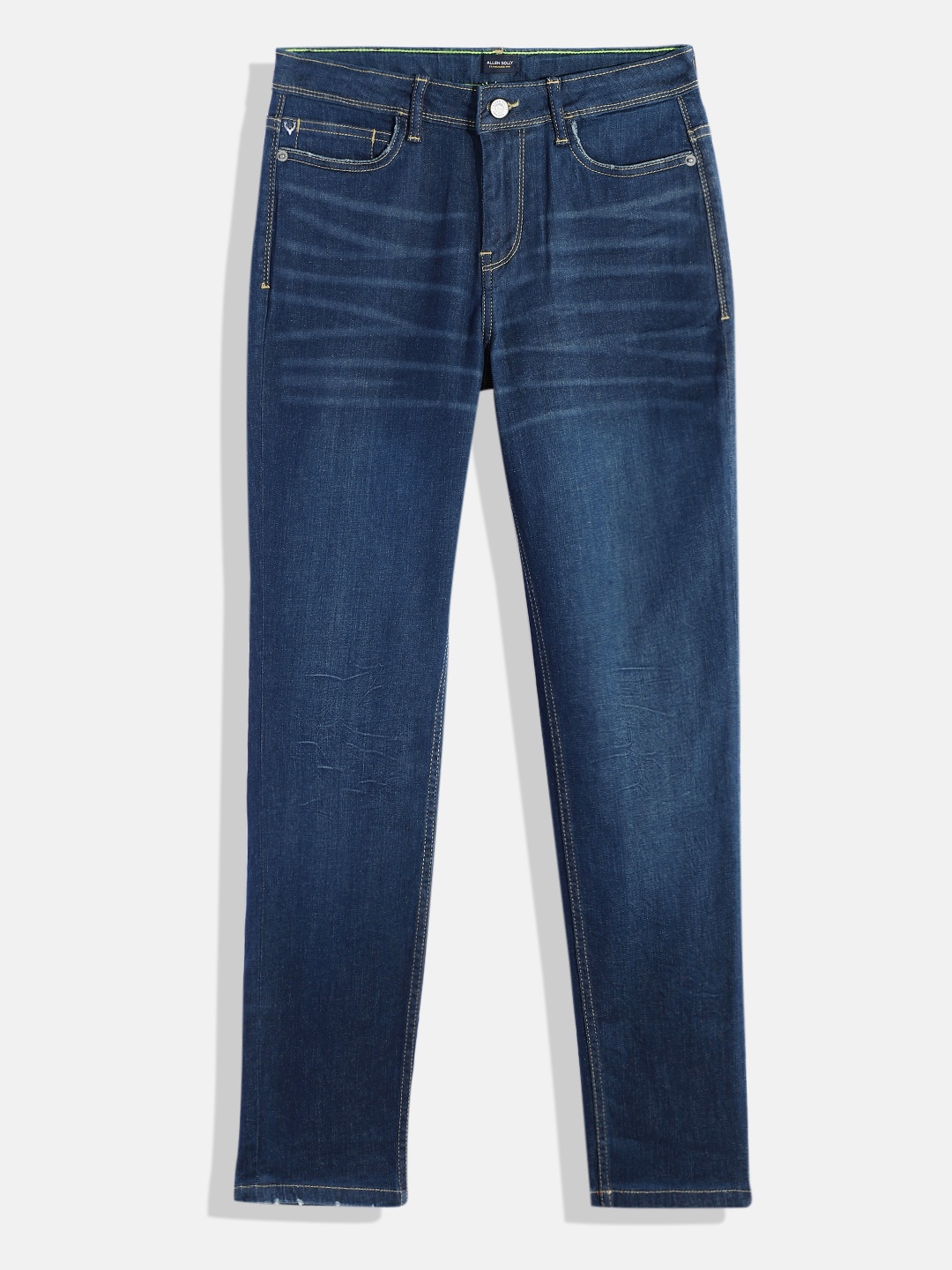 

Allen Solly Junior Boys Slim Fit Clean Look Stretchable Jeans, Blue
