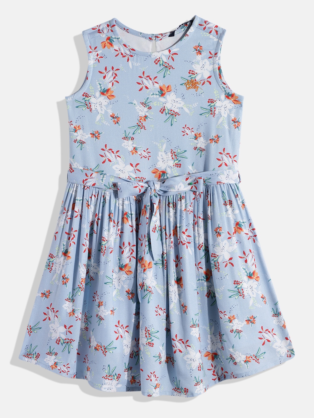 

Allen Solly Junior Girls Blue Printed Fit & Flare Dresses