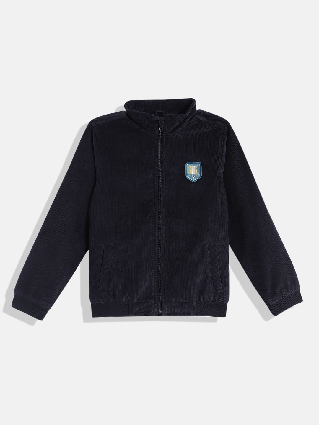 

Allen Solly Junior Boys Navy Blue Solid Sweatshirt