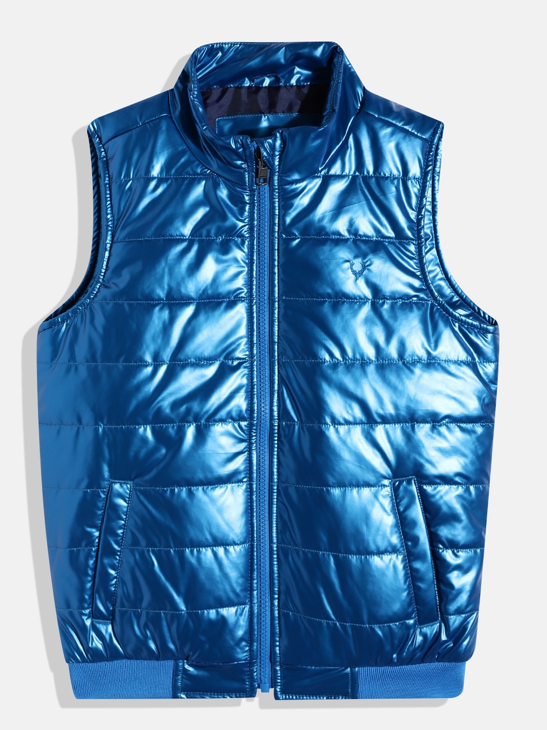 

Allen Solly Junior Boys Blue Solid Bomber Jacket